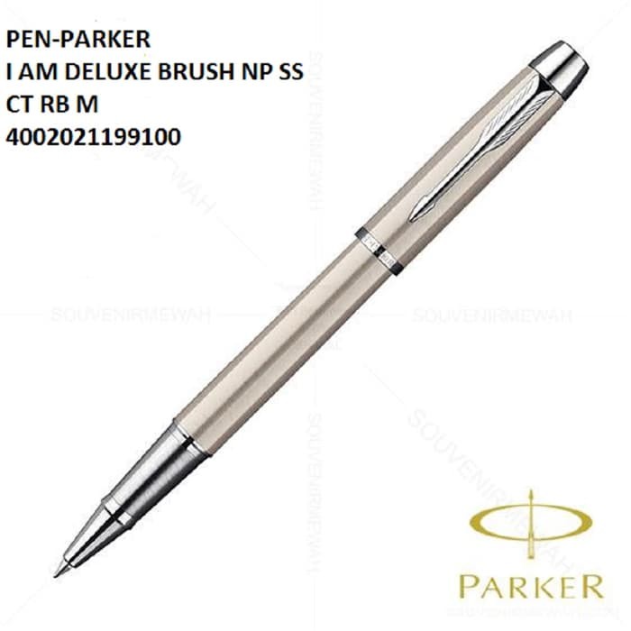 Pulpen Parker I AM Deluxe Brush. NP SS CT RB M 4002021199100