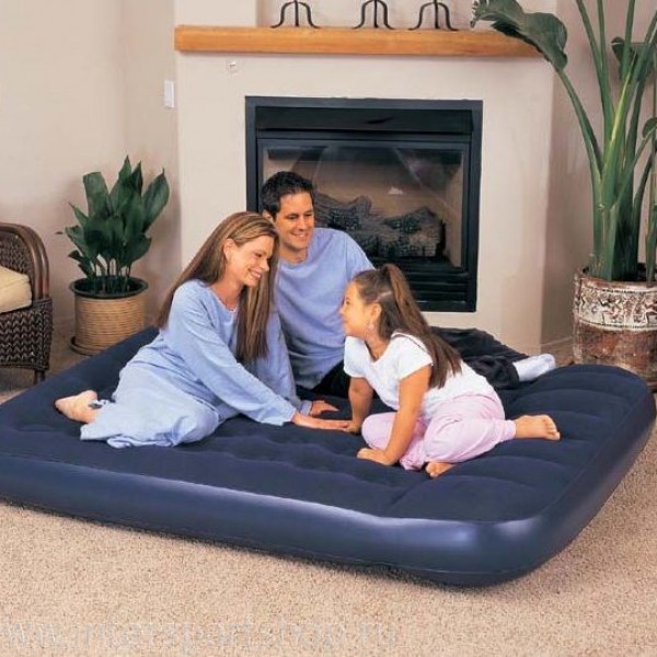 Kasur Angin Double Size Flocked Air Bed KING Bestway 67004